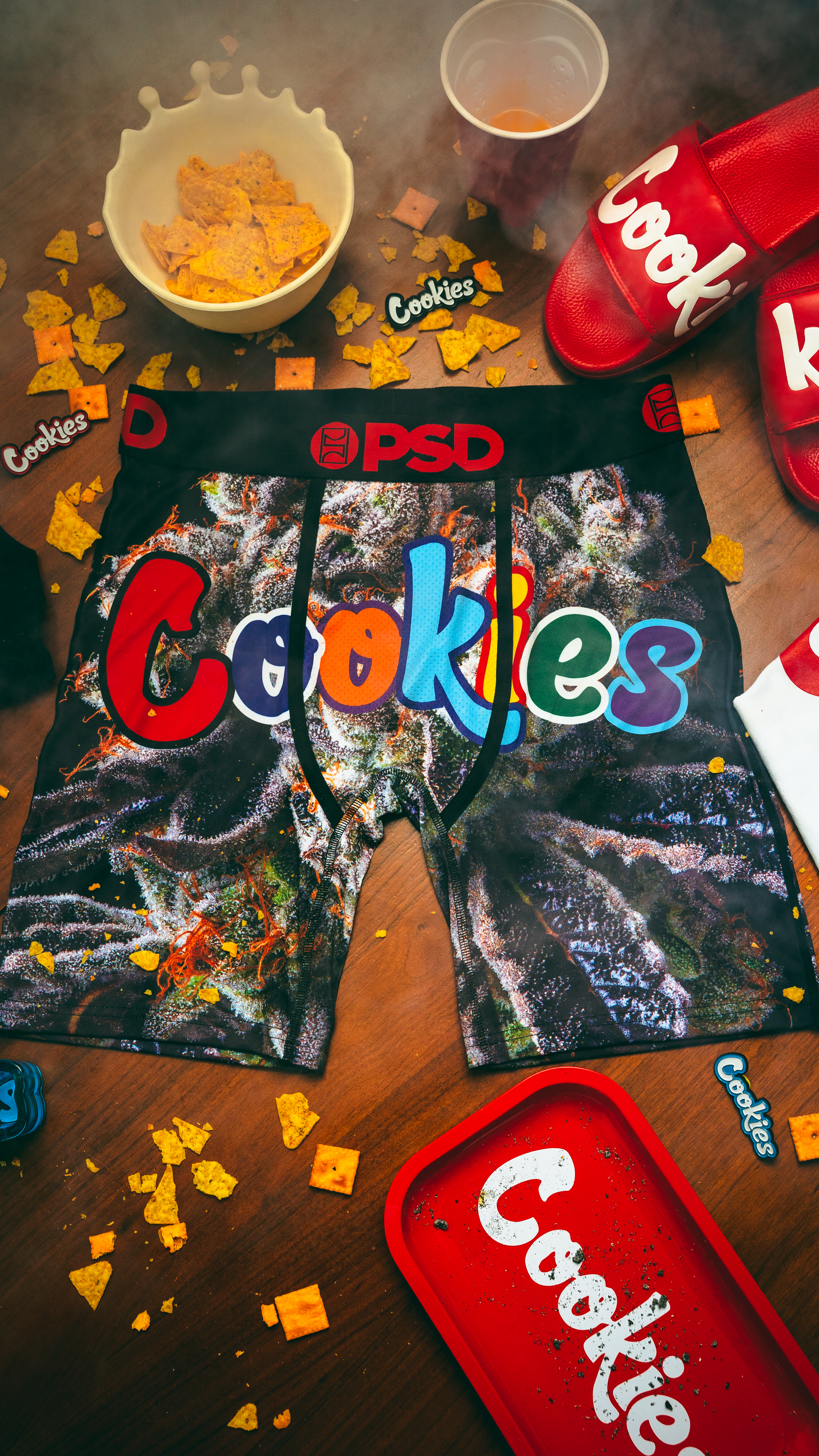PSD Cookies Flower pánské boxerky (1)